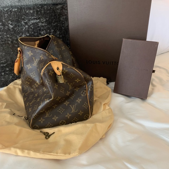 louis vuitton speedy 35 bag comes with box and dust cover - Picture 4 of 9